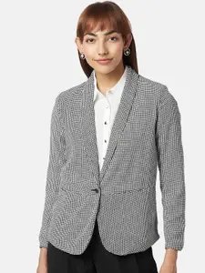 Annabelle by Pantaloons Single Breasted Printed Blazer