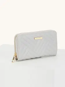 Forever Glam by Pantaloons Women Textured Zip Around Wallet