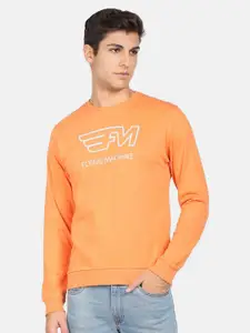 Flying Machine Brand Printed Long Sleeves Cotton T-shirt
