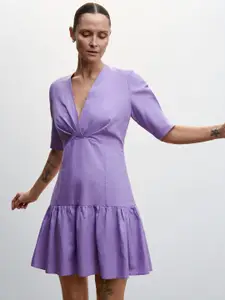MANGO Sustainable Drop-Waist Dress