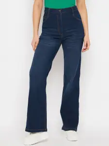 Orchid Hues Women Bootcut High-Rise Light Fade Pure Cotton Jeans