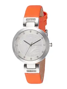 GIORDANO Women Embellished Dial & Leather Straps Analogue Watch 2784-03