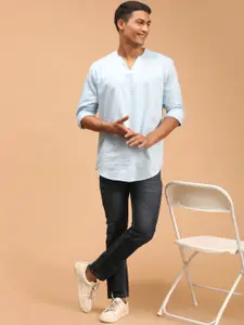 VASTRAMAY Mandarin Collar  Kurta