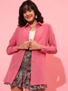 WORK IT by STREET 9 Spread Collar Casual Shirt