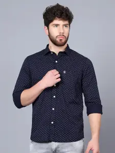 Cantabil Micro Ditsy Printed Cotton Casual Shirt