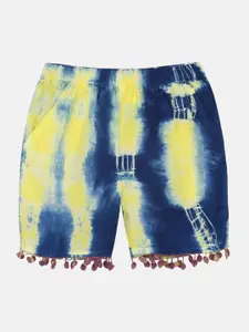 KiddoPanti Girls Printed Regular Fit Shorts