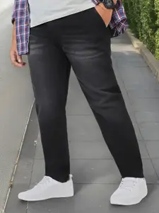 Urbano Plus Men Low Distress Light Fade Stretchable Cotton Jeans