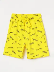 Fame Forever by Lifestyle Boys Printed Pure Cotton Shorts