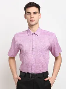 JAINISH Spread Collar Pure Cotton Formal Shirt