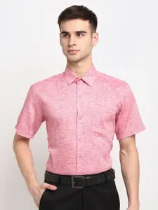 JAINISH Spread Collar Pure Cotton Formal Shirt