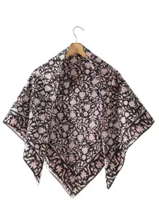 HANDICRAFT PALACE Women Floral Printed Cotton Scarf