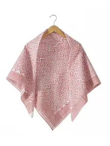 HANDICRAFT PALACE Women Chevron Printed Cotton Scarf