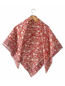 HANDICRAFT PALACE Women Floral Printed Cotton Scarf