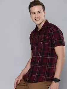 HERE&NOW Slim Fit Checked Casual Shirt