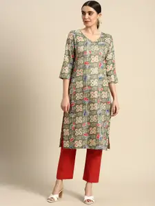 Anouk Floral Printed Kurta