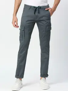 beevee Men Relaxed Straight Fit Easy Wash Cargos