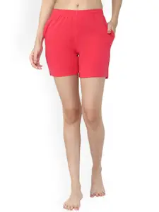 DYCA Women Mid-Rise Cotton Lounge Shorts