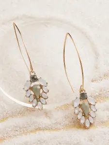 AMI Gold-Plated Contemporary Hoop Earrings