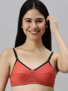 Kryptic Non Padded Medium Coverage Pure Cotton All Day Comfort Bra