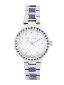 GIORDANO Women Round Dial & Bracelet Style Straps Analogue Watch- 2976-11