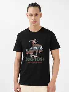 Lee Typography Printed Cotton T-shirt