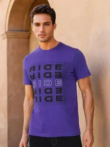 Wrangler Men Typography Printed Cotton T-shirt