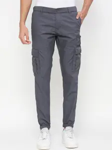 beevee Men Relaxed Tapered Fit Easy Wash Cargos