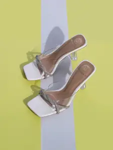 MODA-X Women Open Toe Stiletto Heels