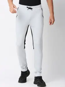 FiTZ Men Colourblocked Details Slim Fit Track Pants