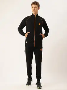 Sports52 wear Men Solid Knitted Regular Fit Tracksuit