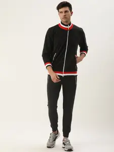 Sports52 wear Solid Mock Collar Tracksuit
