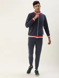 Sports52 wear Solid Mock Collar Tracksuit