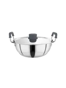BERGNER Eternity Tri-Play Stainless Steel Induction Base Kadhai With Lid 5.3 L