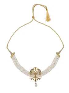 ahilya Sterling Silver Gold-Plated Choker Necklace