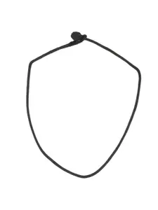 ahilya 92.5 Sterling Black Cord Necklace
