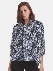 V-Mart Floral Print Shirt Style Top