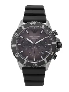 Emporio Armani Men Solid Dial Analogue Chronograph Automatic Solar Powered Watch AR11515