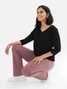 Blissclub The Last Tee V-Neck Moisture Wicking Yoga T-shirt