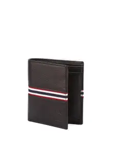 Red Chief Men Striped Leather Two Fold Wallet