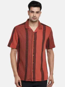 7 Alt by Pantaloons Striped Cotton Casual Shirt