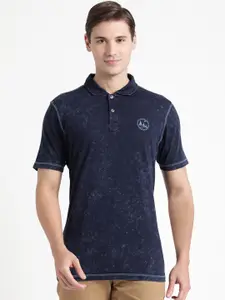 Wildcraft Self Design Polo Collar Pure Cotton Rapid-Dry Anti-Odour Anti UV T-shirt
