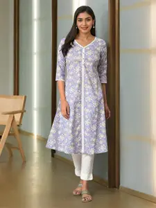 AURELIA Floral Print Kurta