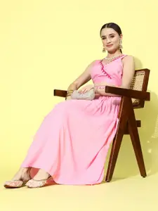 Sangria Mirror Work Kudian Kaliedoscope Ready to Wear Lehenga & Choli