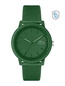 Lacoste Men Brass Dial & Silicon Straps Analogue Watch 2011170