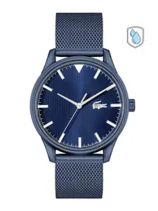 Lacoste Men Brass Dial & Stainless Steel Bracelet Style Straps Analogue Watch 2011229