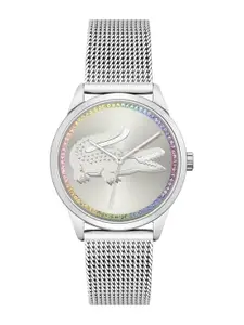 Lacoste Women Brass Dial & Stainless Steel Bracelet Style Straps Analogue Watch 2001259