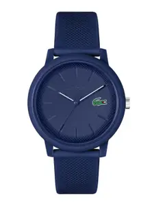 Lacoste Men Brass Dial & Straps Analogue Watch