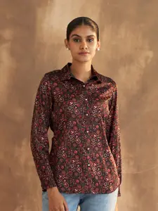 Lakshita Women Comfort Floral Printed Cotton Casual Shirt