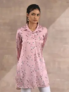 Lakshita Floral Printed Satin Casual Shirt