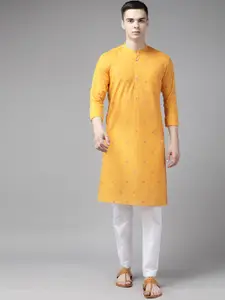 See Designs Men Geometric Cotton Kurta